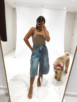 Monique bermuda denim