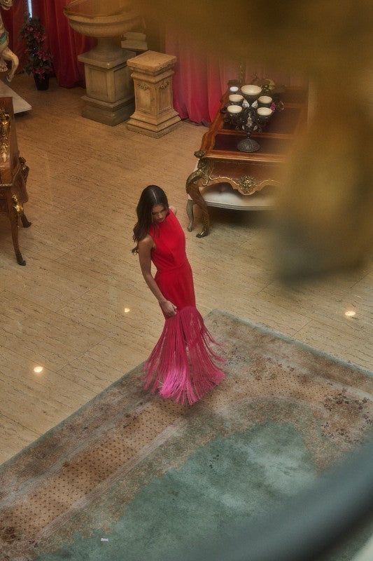 Gianni Fringes Dress