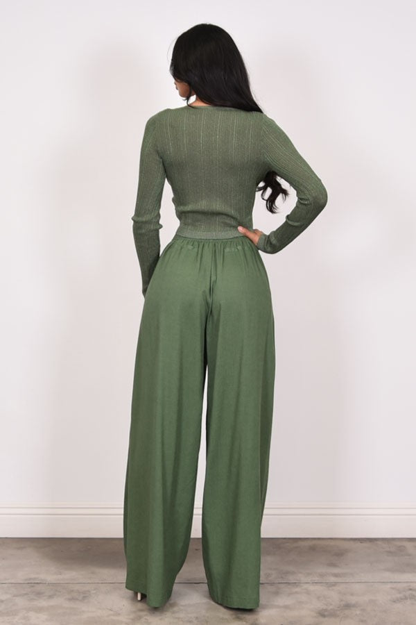 Loren Knit Top Pants Set