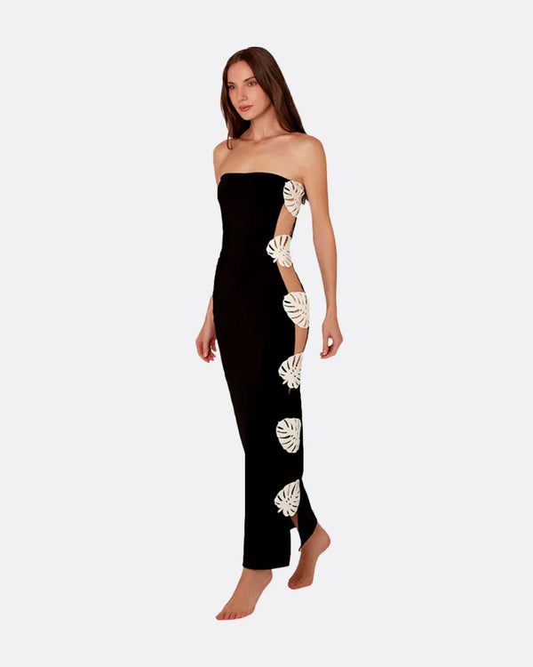 Bahia Maria HOJA ROTA STRAPLESS DRESS