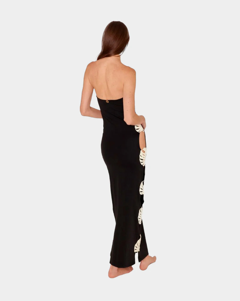 Bahia Maria HOJA ROTA STRAPLESS DRESS
