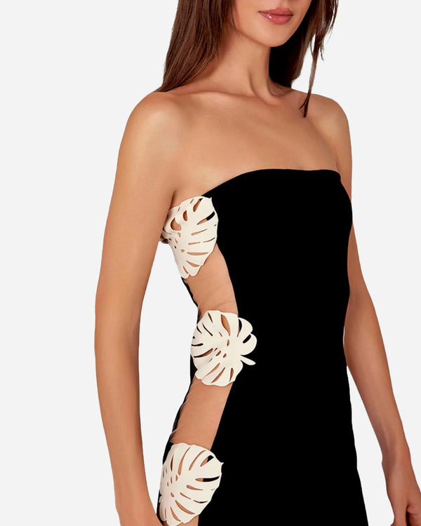 Bahia Maria HOJA ROTA STRAPLESS DRESS