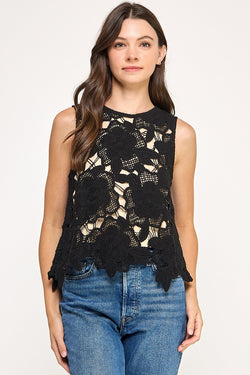Cecilia Crochet Top