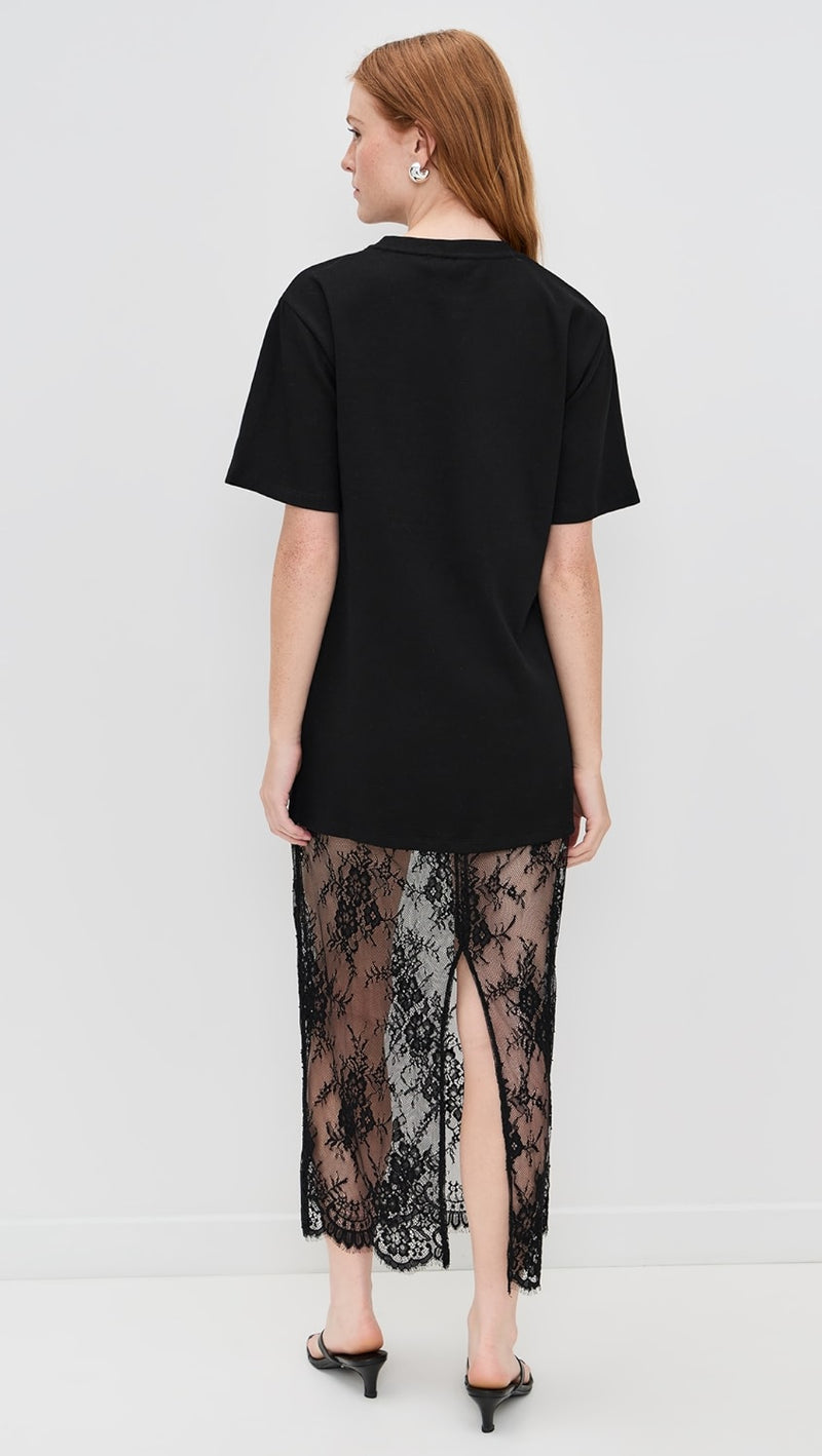 Melissa T-shirt Lace Dress