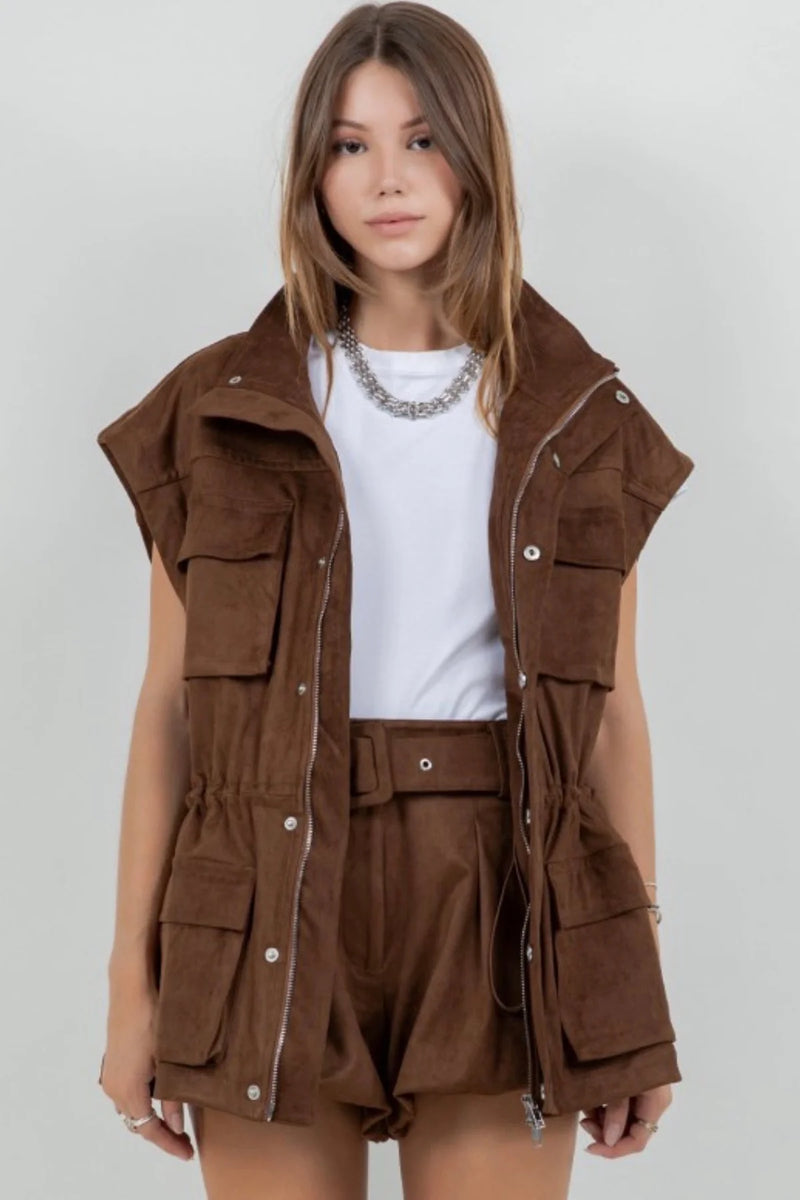 Lara suede vest