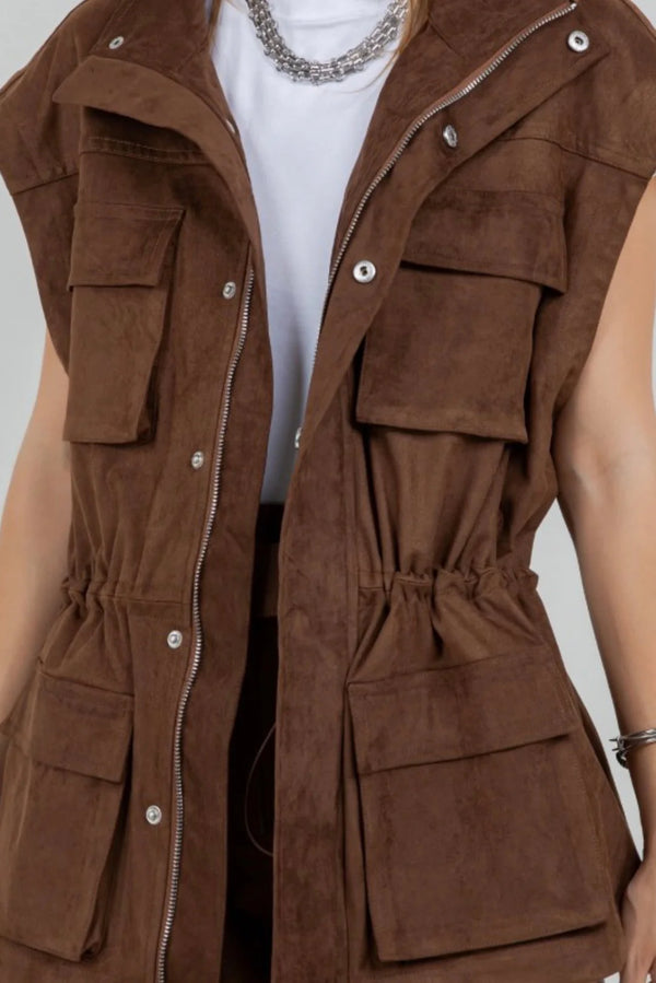 Lara suede vest