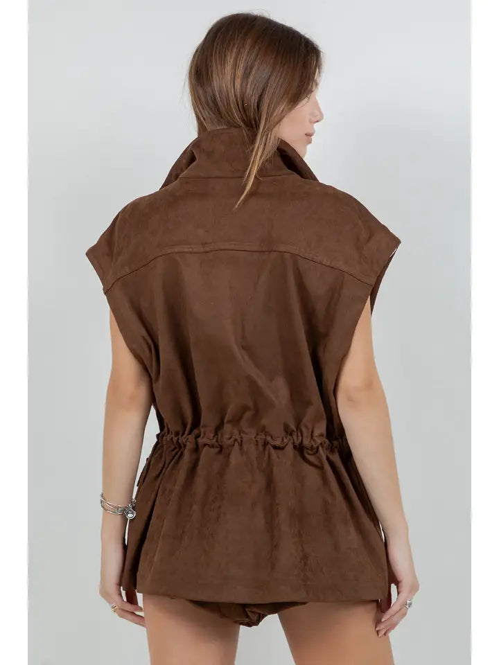 Lara suede vest