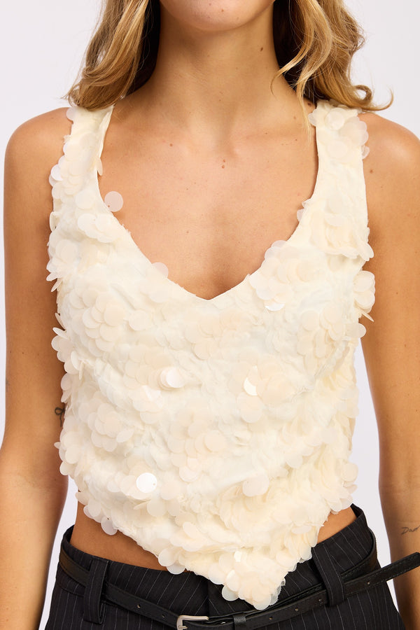 Daniela Sequins Top
