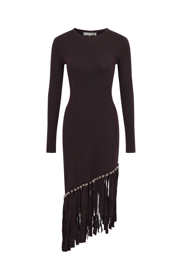 Rita fringes knit dress