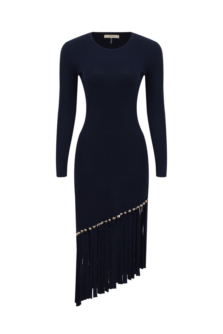 Rita fringes knit dress