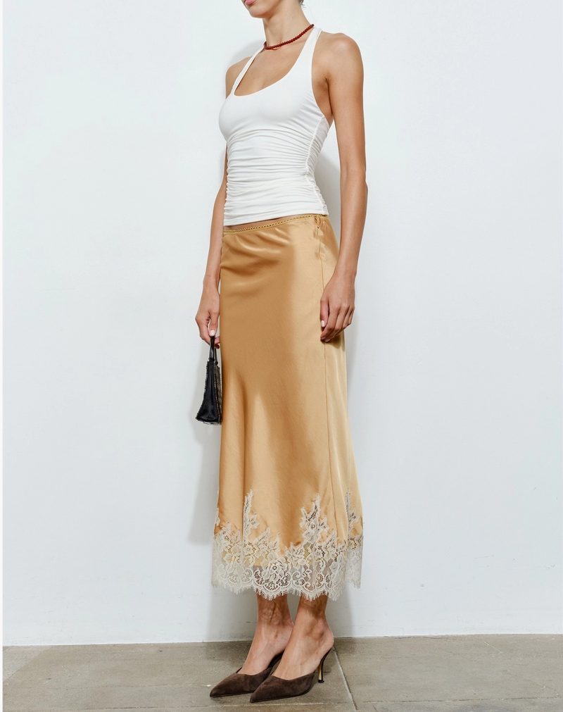 MariG Satin Lace Skirt