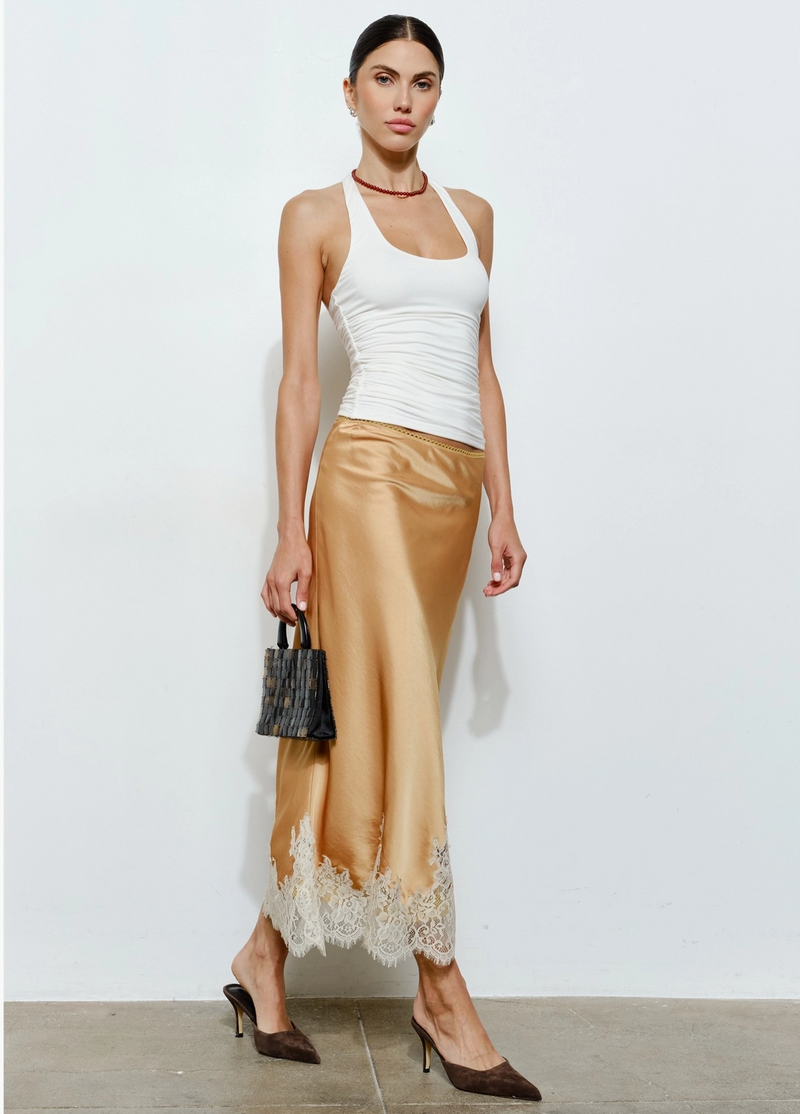 MariG Satin Lace Skirt