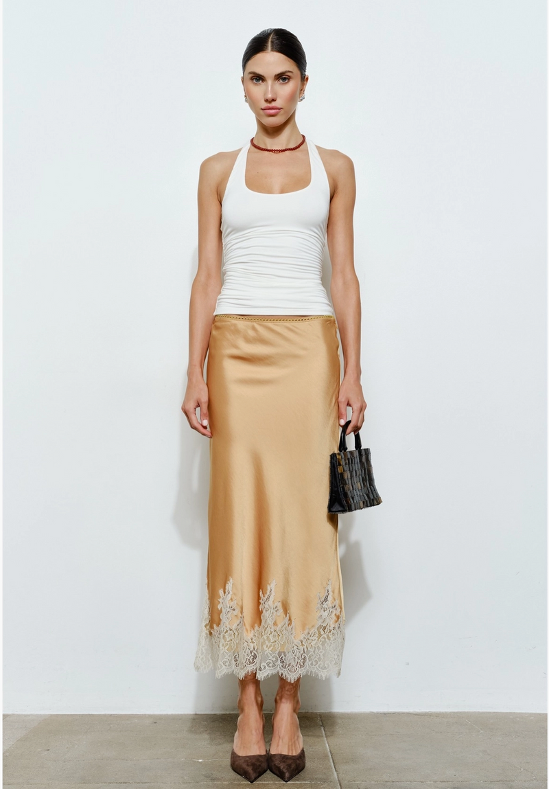 MariG Satin Lace Skirt