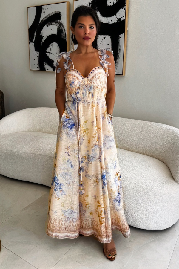 Paulina Floral Midi Dress