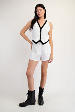 Wendy vest romper