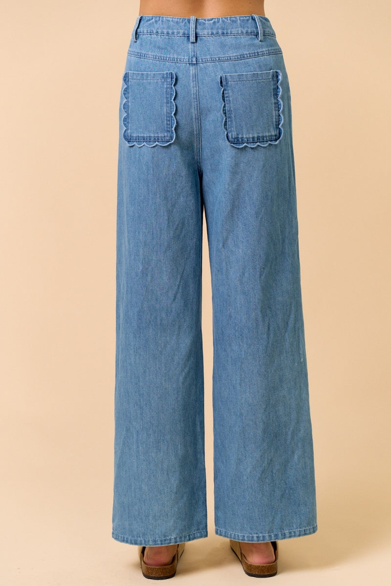 Lala denim pants