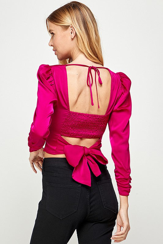 Long Sleeve Crop Top