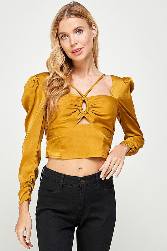 Long Sleeve Crop Top